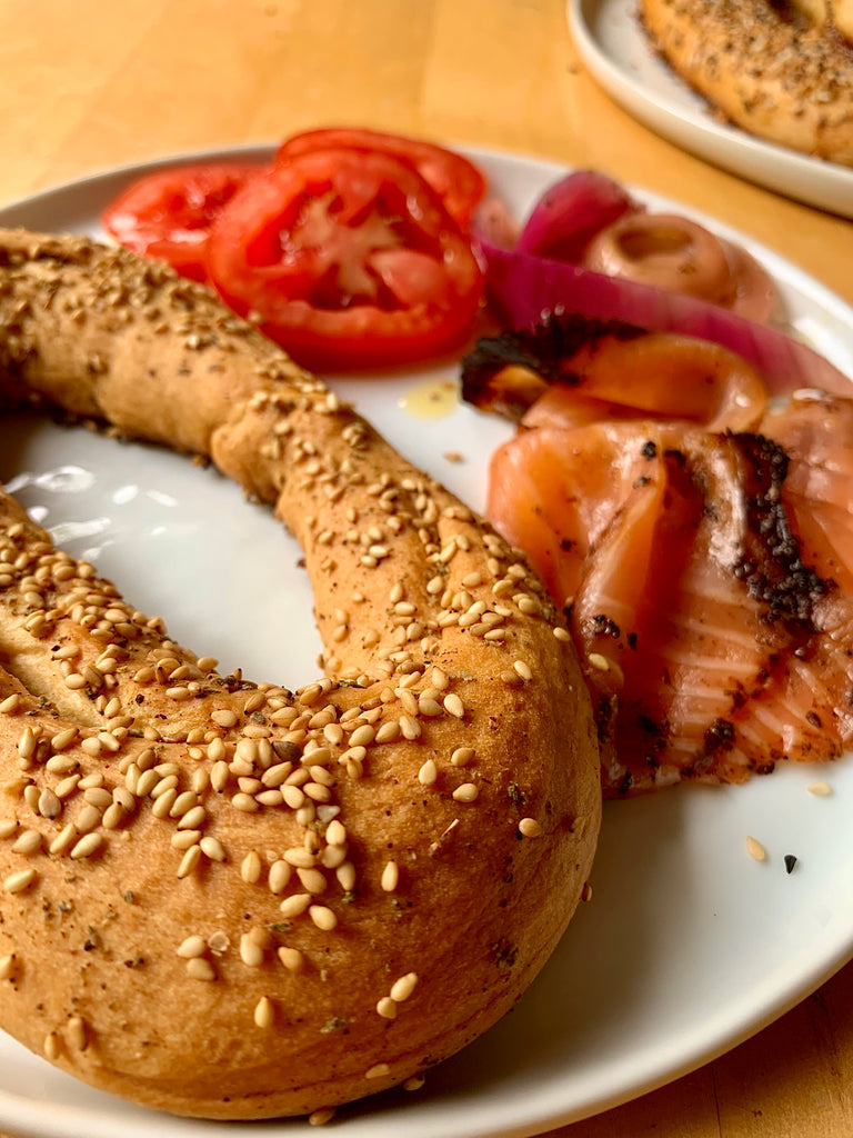 Jerusalem Bagels with Ungapatchke Challah® and Za'atar My World® – Meet My Kneads