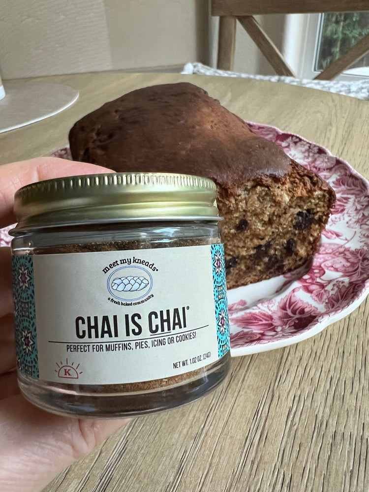 Brain Healthy Banana Bread with Chai is Chai® spice blend!